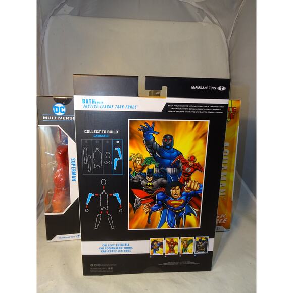 McFarlane DC Multiverse JL Task Force Complete Set Sealed BAF Darkseid - Picture 11 of 16